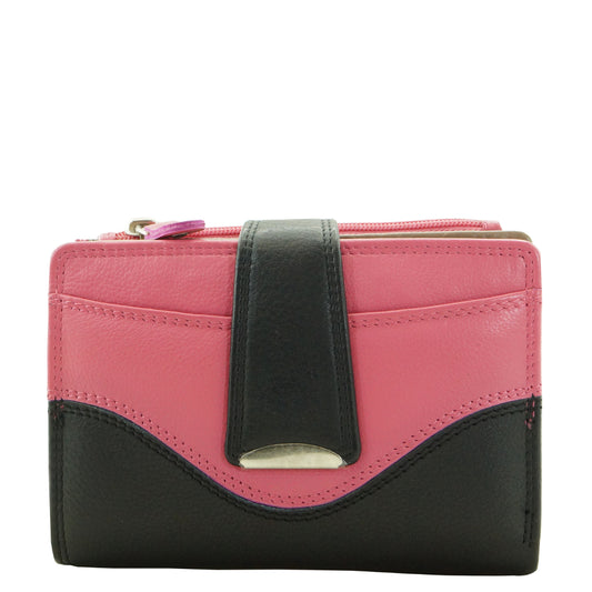 ZMX09 | Funky Multi-colour Ladies Leather Wallet ash-cenzoni.myshopify.com